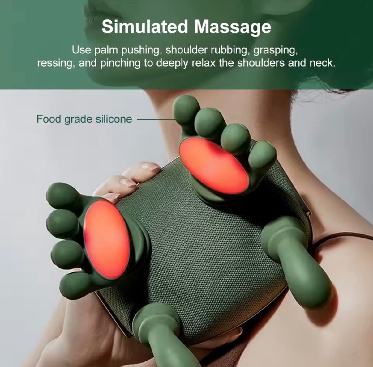 MuscleEase™ Advanced Heated Bionic Massager for Neck & Shoulders