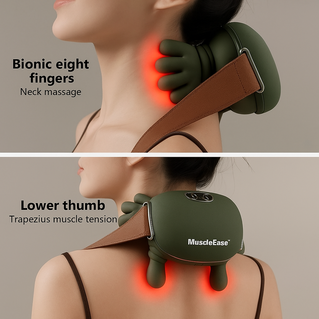 MuscleEase™ Advanced Heated Bionic Massager for Neck & Shoulders