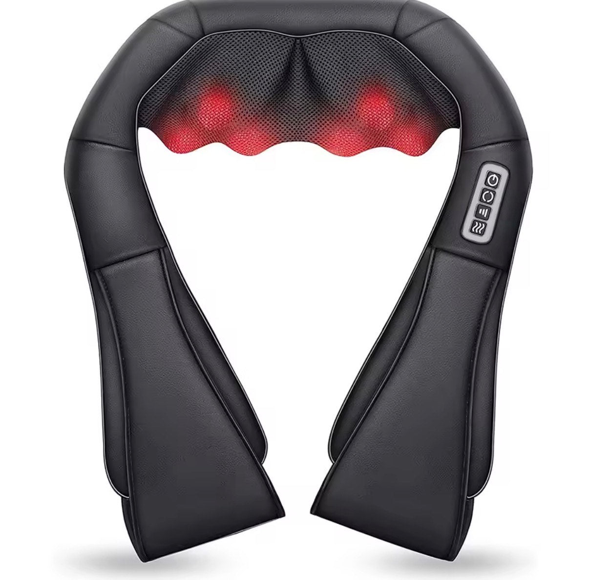 MuscleEase™ U-Relief Heated Massager — Deep Tissue Neck, Shoulder & Back Therapy Device