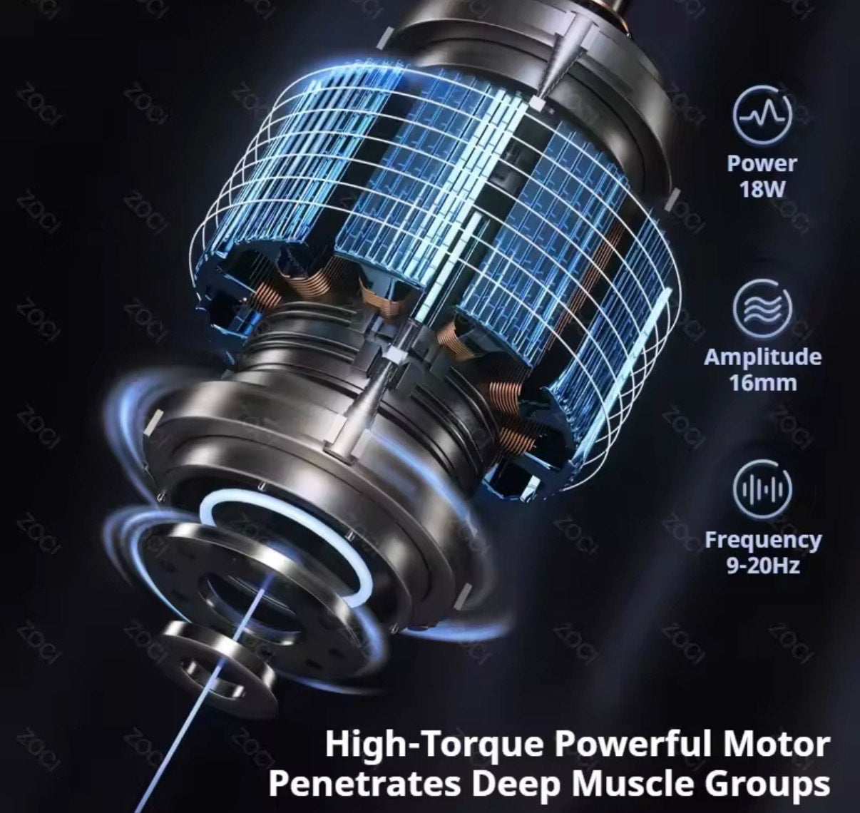 MuscleEase™ ProPulse 99-Level Deep Tissue Massage Gun — Fascia & Muscle Recovery Device