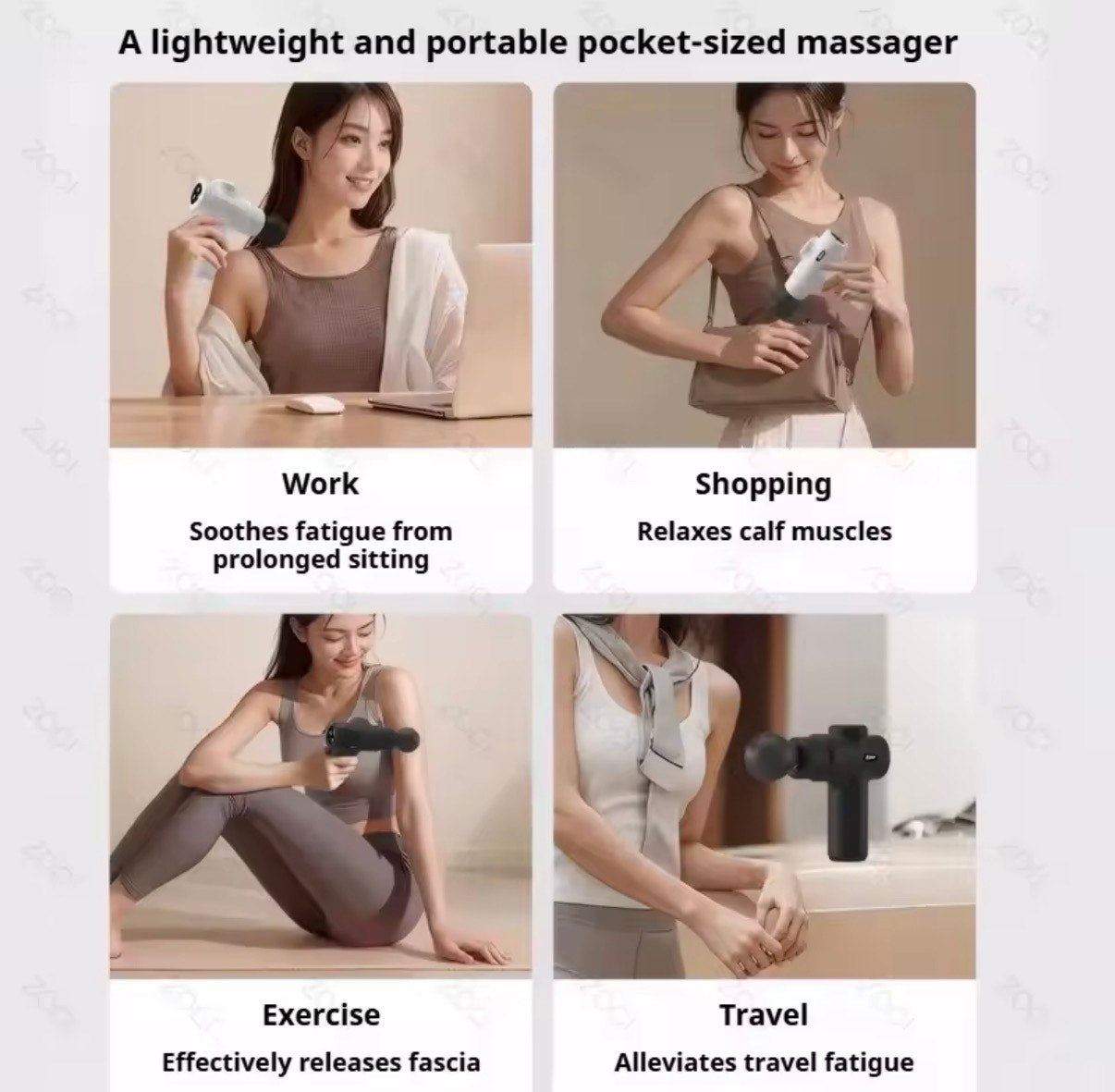 MuscleEase™ ProPulse 99-Level Deep Tissue Massage Gun — Fascia & Muscle Recovery Device