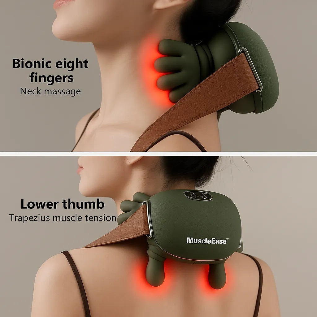 MuscleEase™ Advanced Heated Bionic Massager for Neck & Shoulders