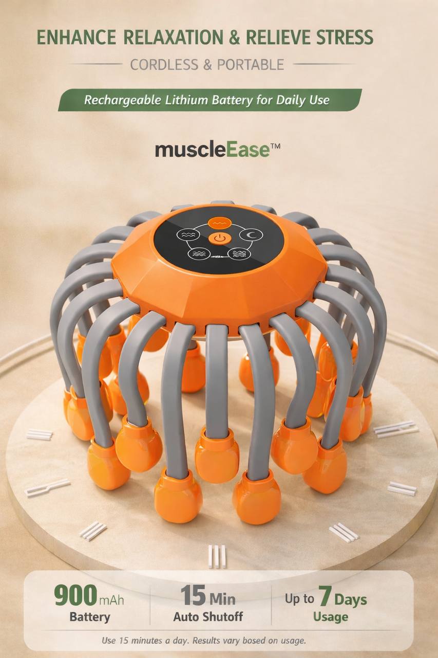 MuscleEase™ Electric Scalp Massager