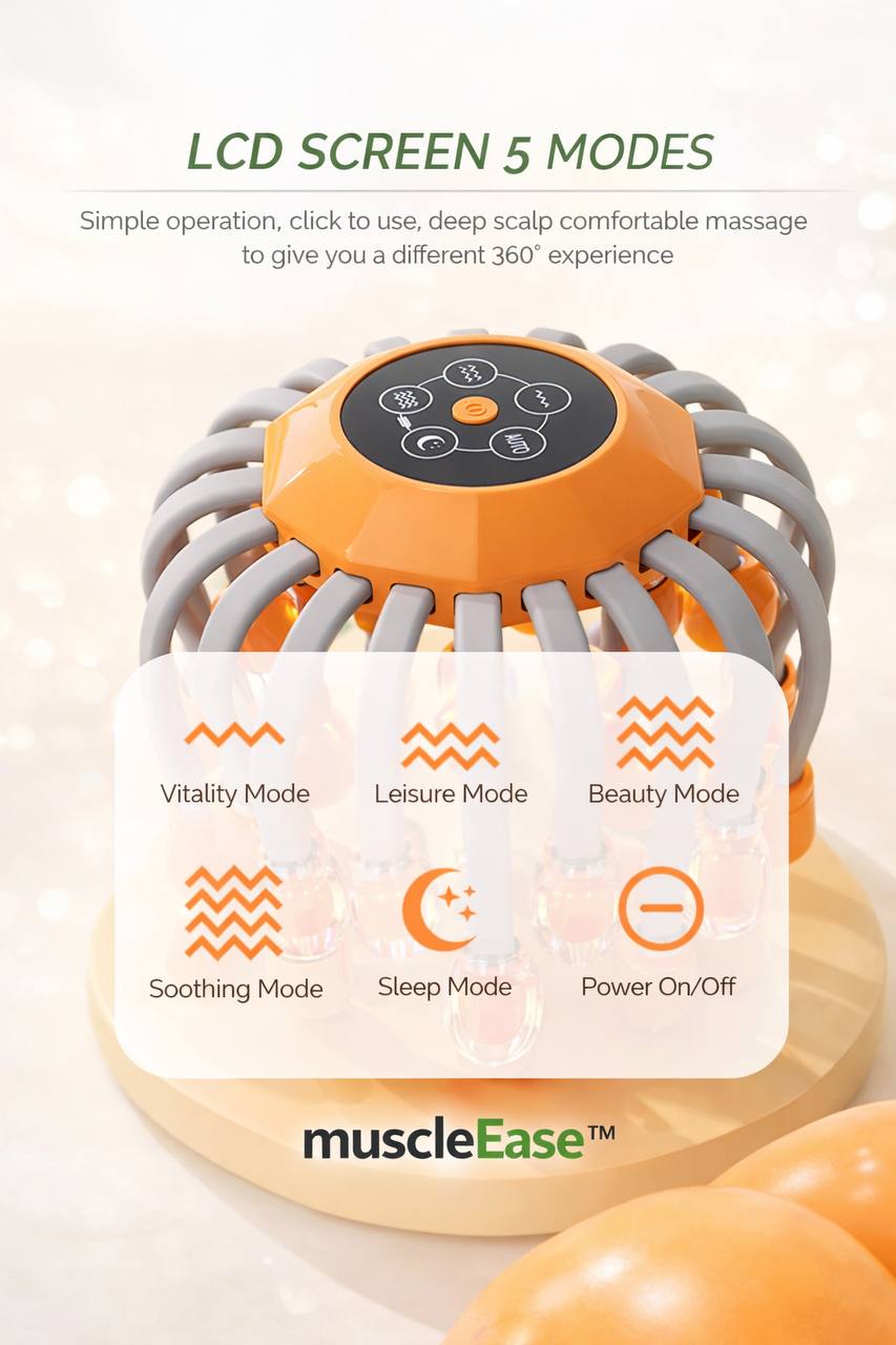 MuscleEase™ Electric Scalp Massager