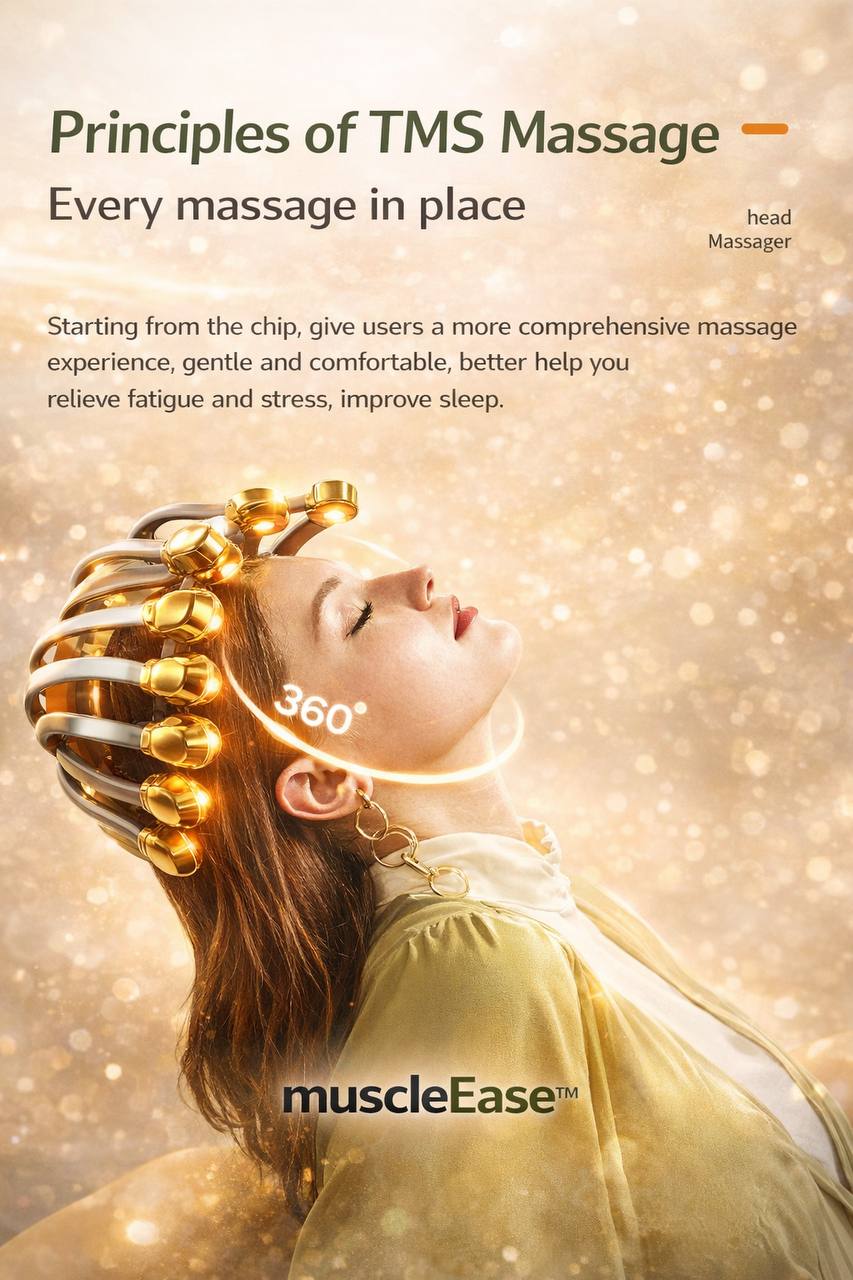 MuscleEase™ Electric Scalp Massager